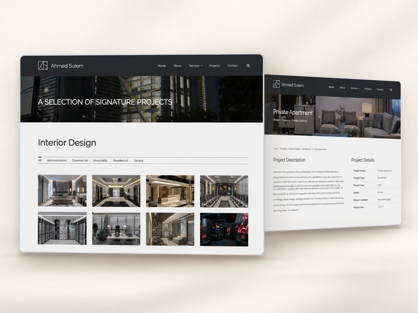 Architecture Portfolio Website