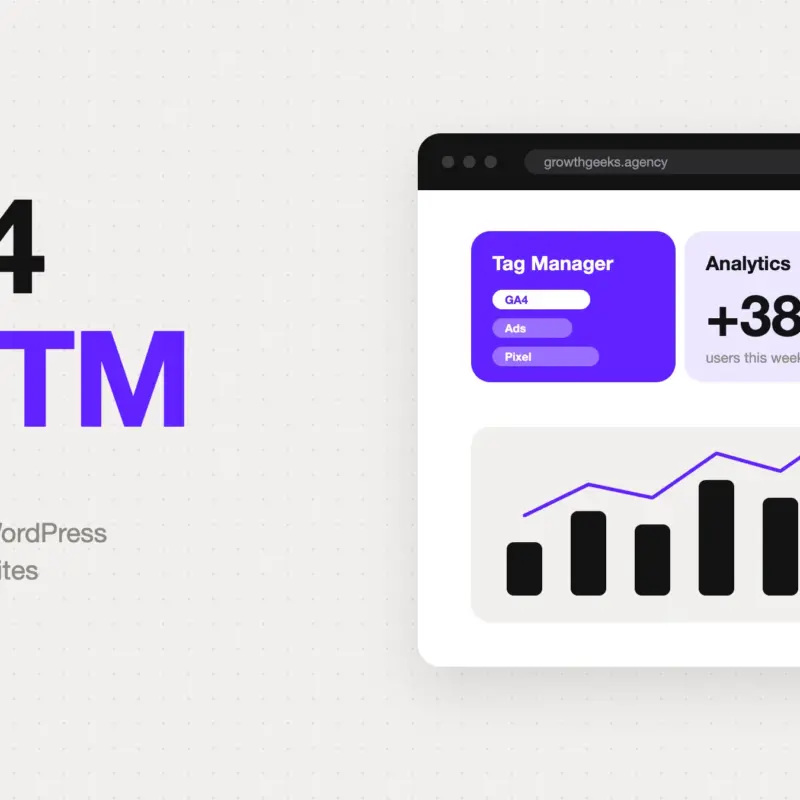 GA4 and Google Tag Manager setup guide illustration